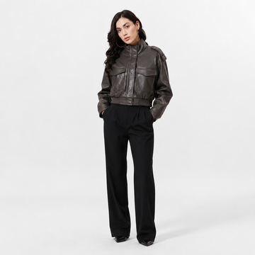 Chaqueta de Cuero Vintage Brianna