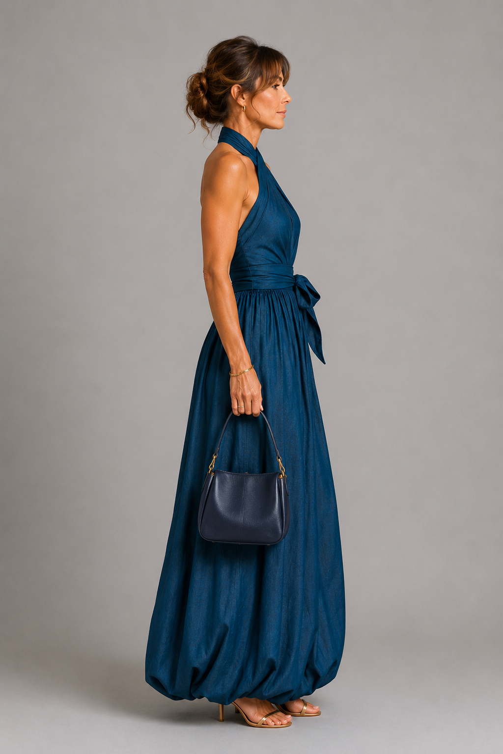 NAVY BREEZE | MONO HALTER AZUL MARINO