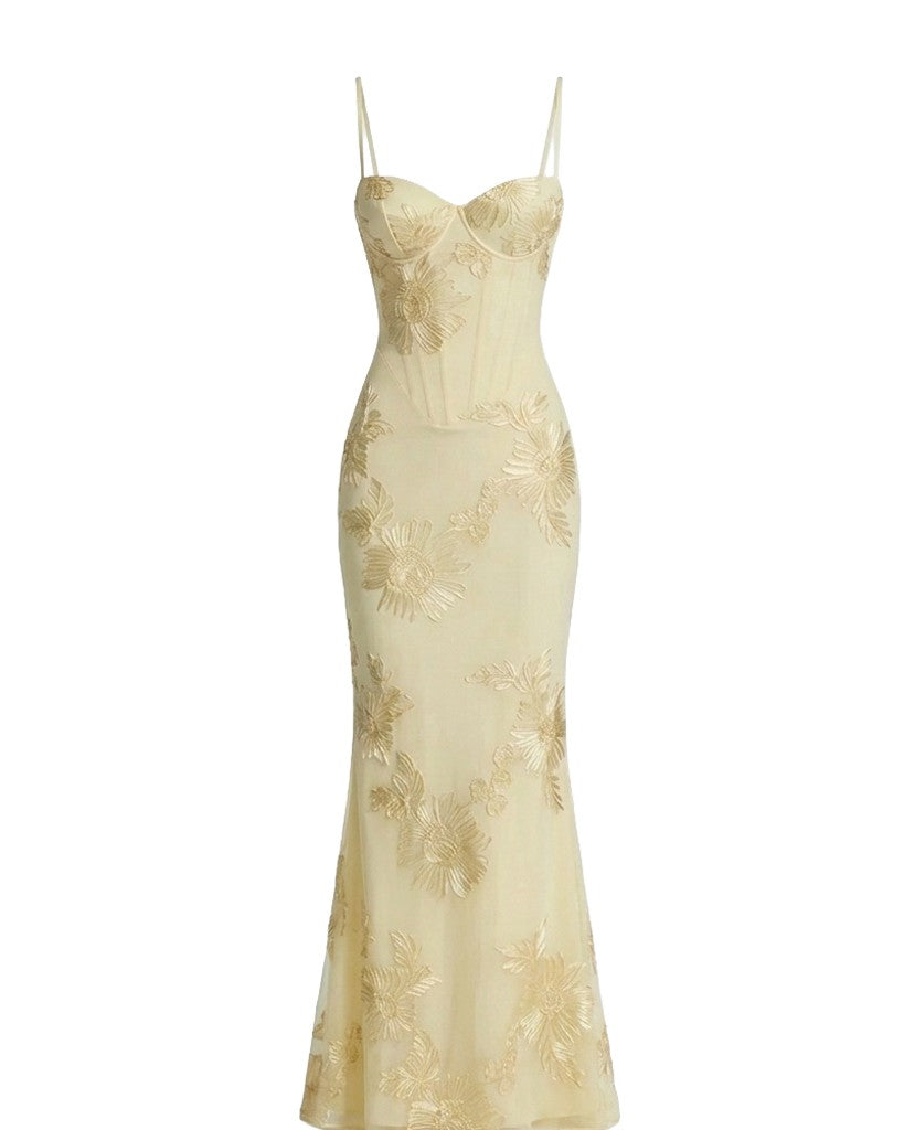 Vestido Floral Backless