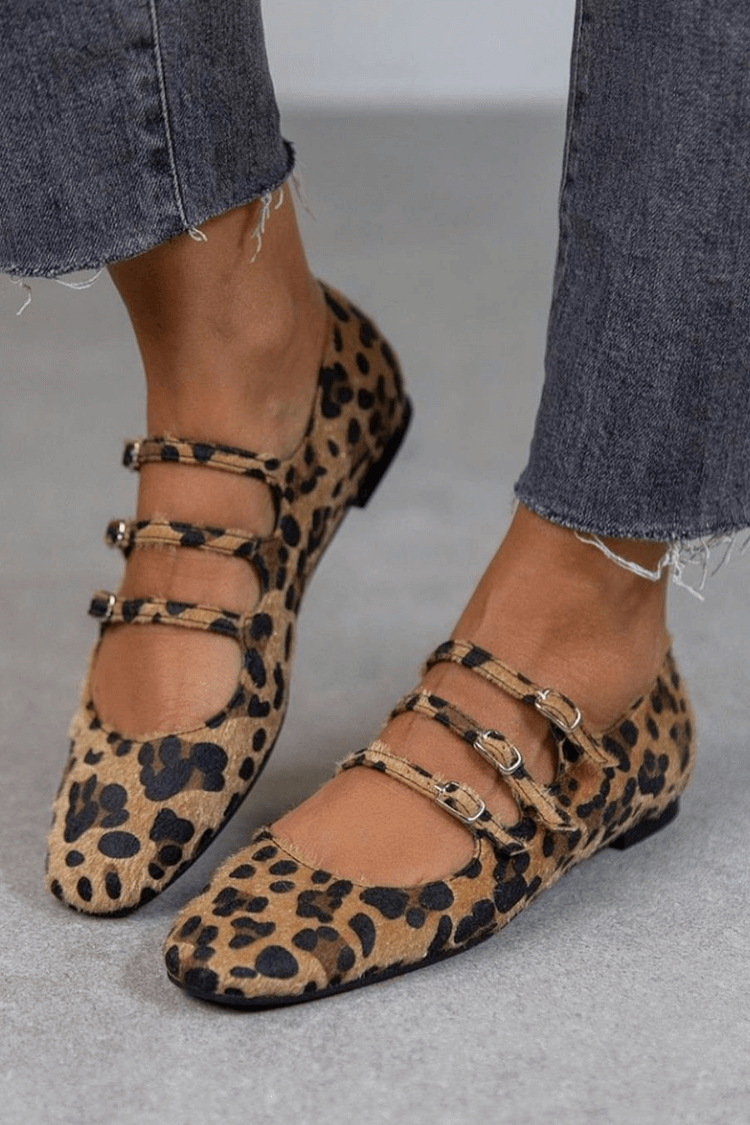 Ballerines À Motifs Animaux