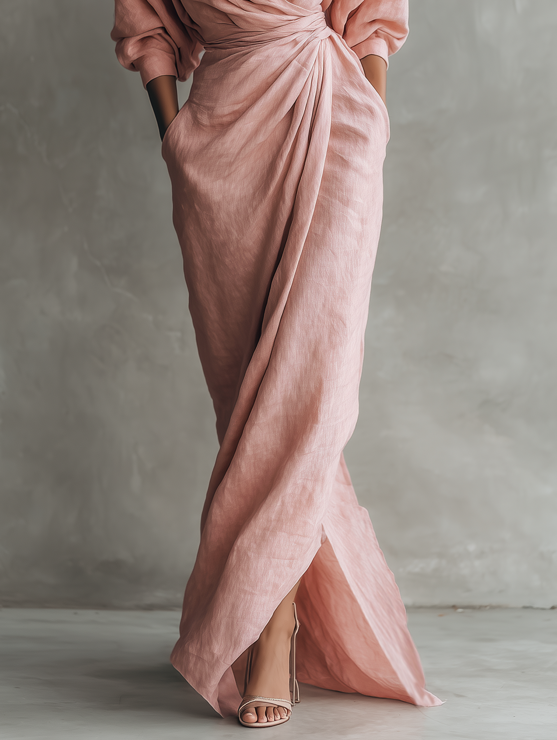 Vestido Linen V