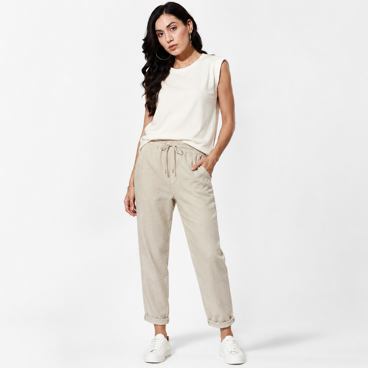 Pantalones de Lino Bibi