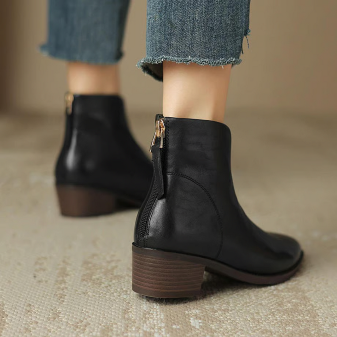 Camilla | Botines chic con tacón bajo