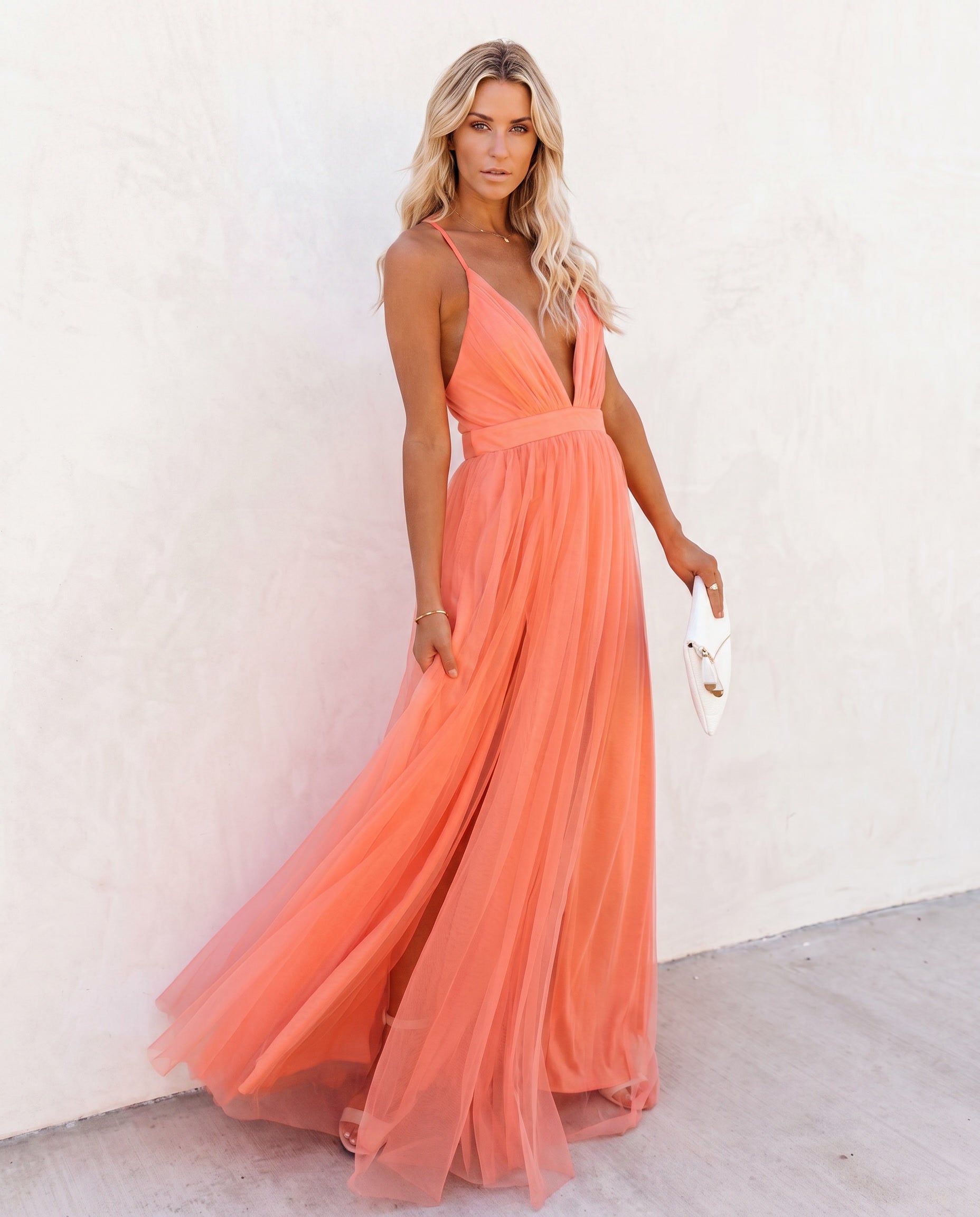 Vestido Coral Tie-Dye