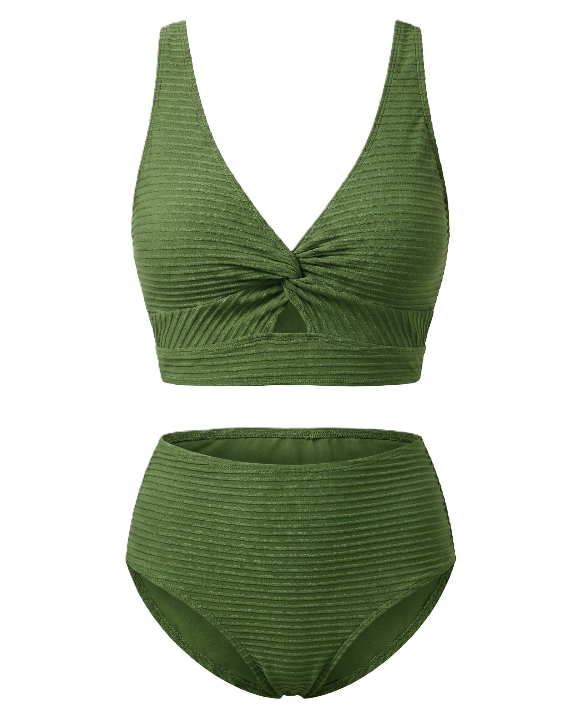 Bikini Textured High-Waist