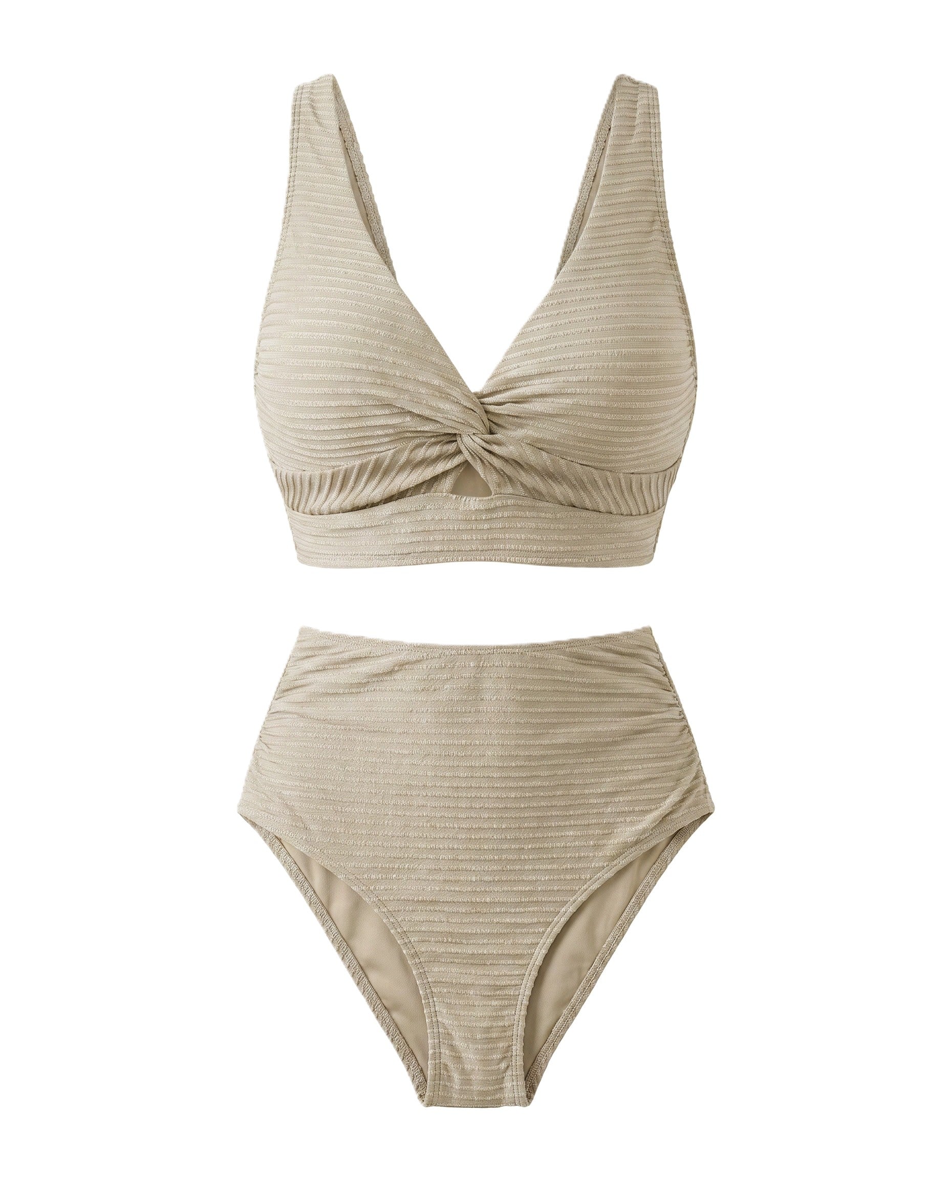 Bikini Textured High-Waist