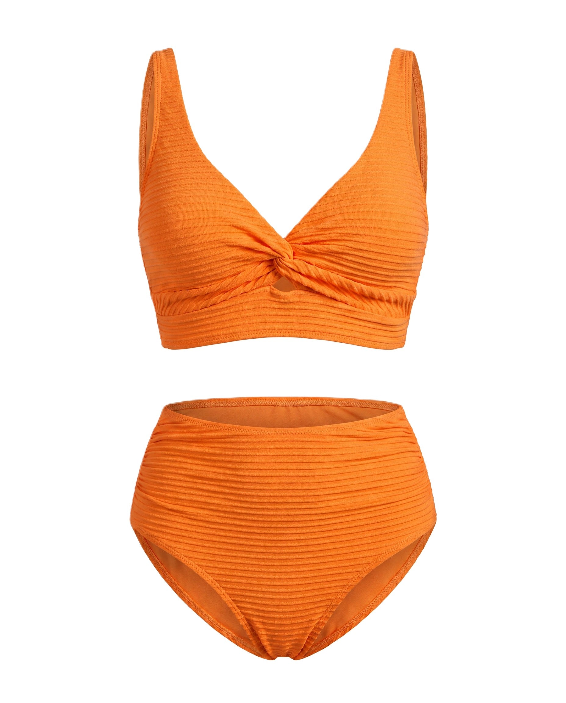 Bikini Textured High-Waist