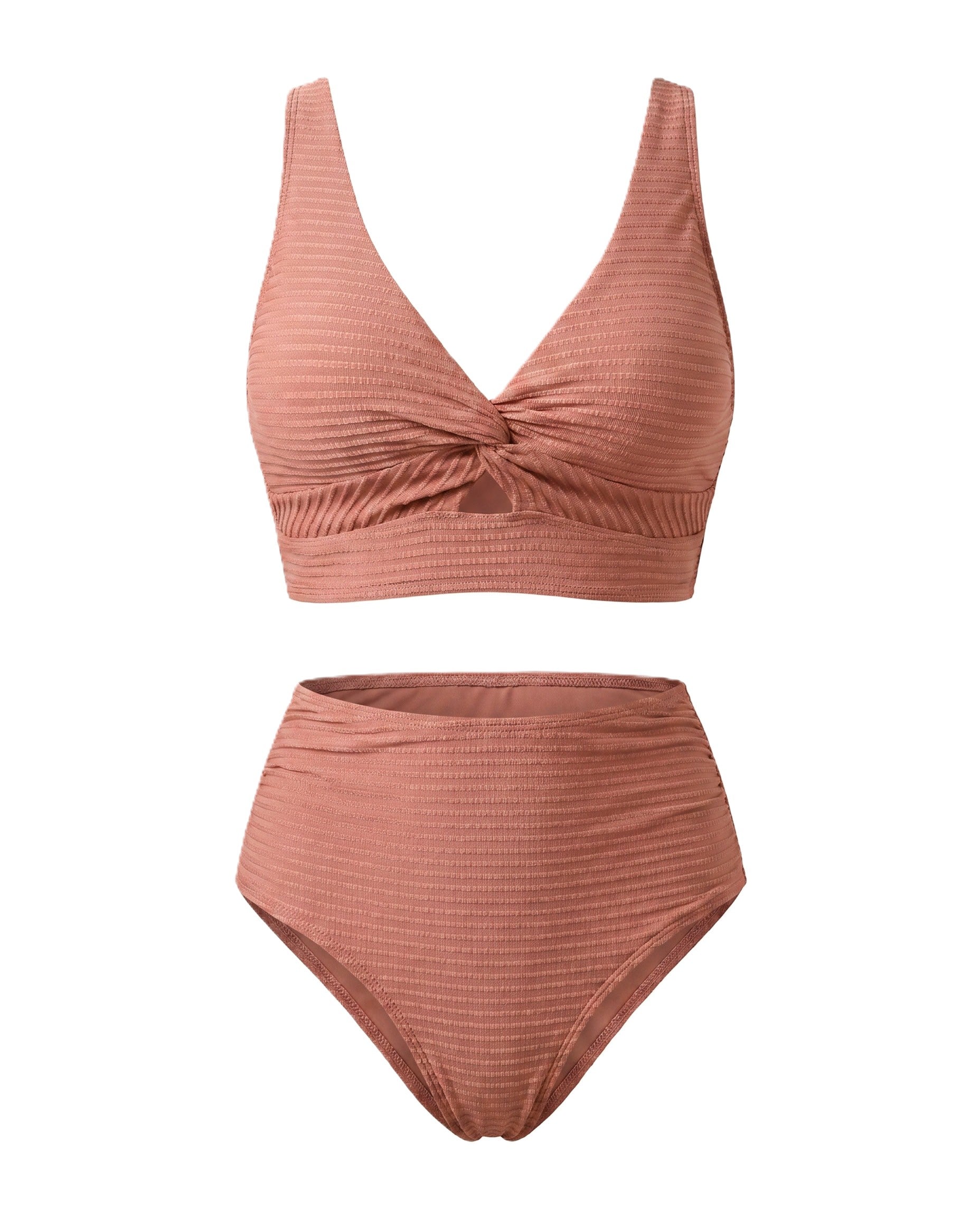 Bikini Textured High-Waist