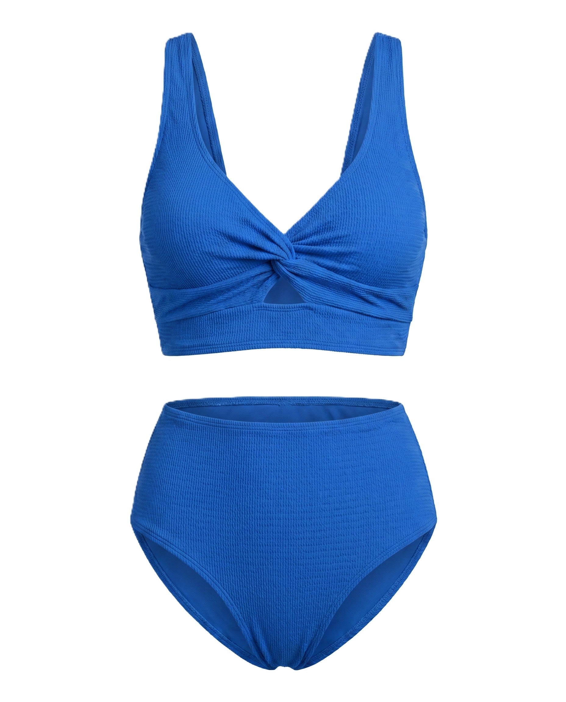Bikini Textured High-Waist