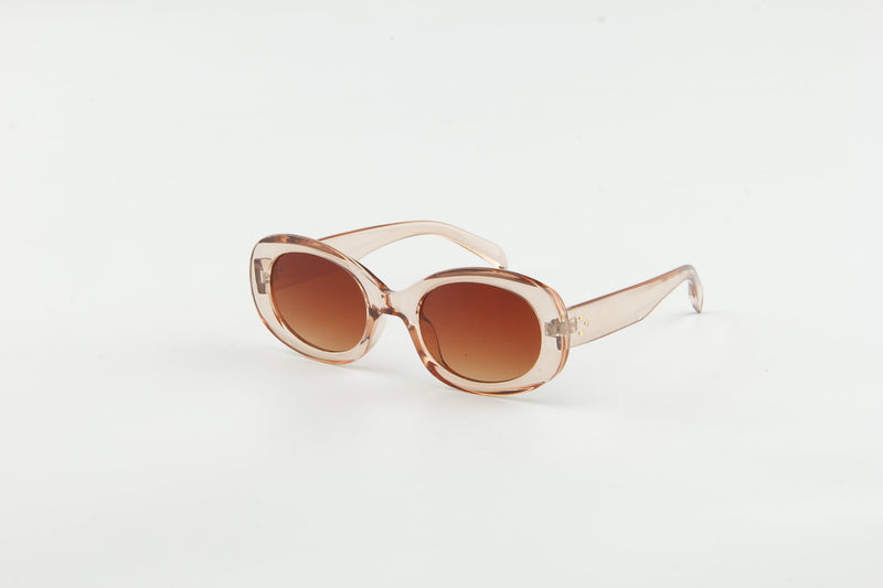 LUCY | GAFAS DE SOL MARRÓN TRANSPARENTE