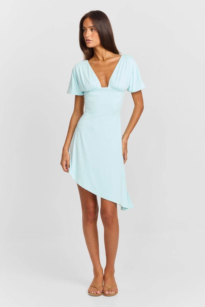 WINNIE | VESTIDO MINI AZUL