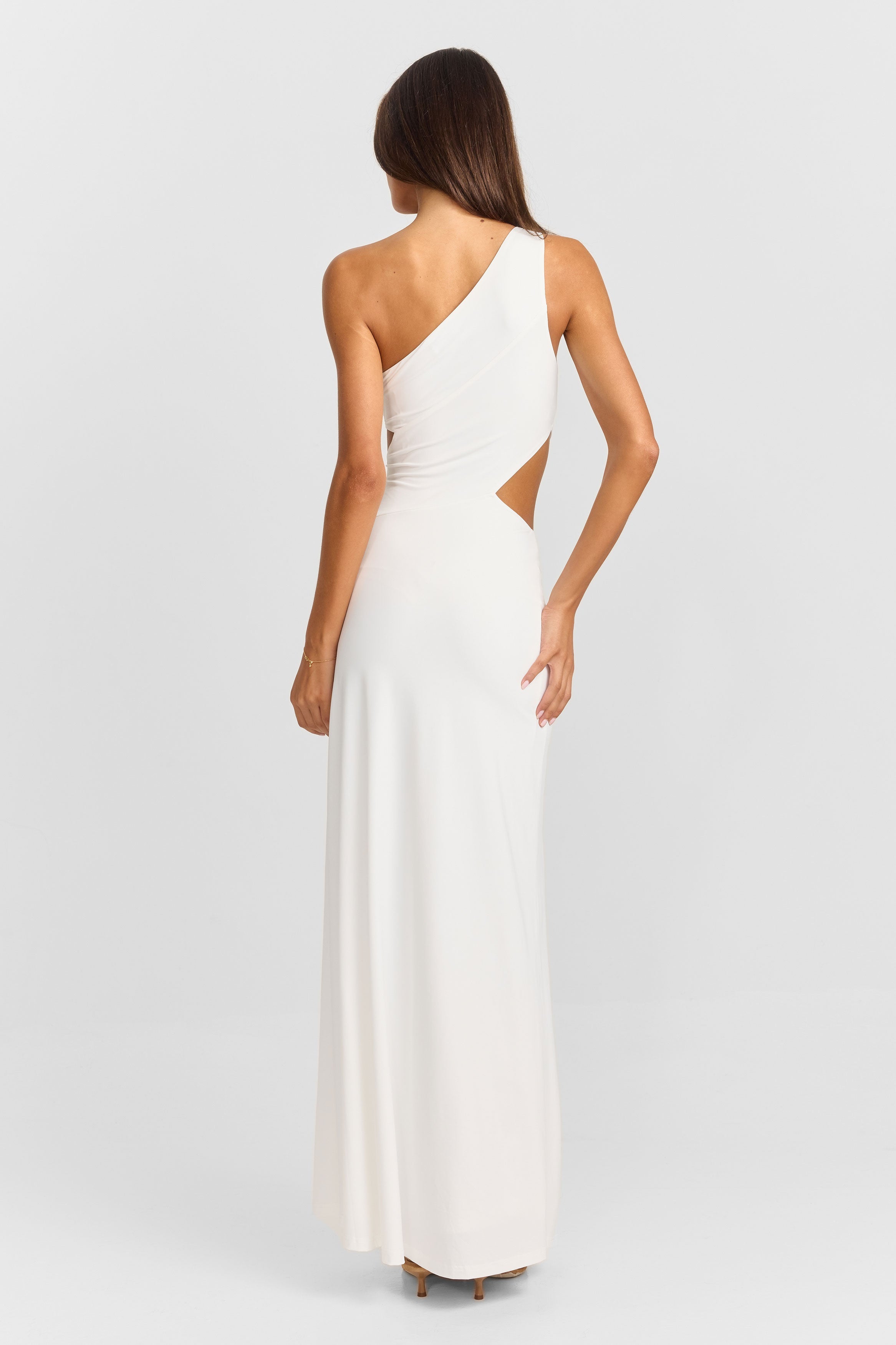 SELENE | VESTIDO MAXI BLANCO