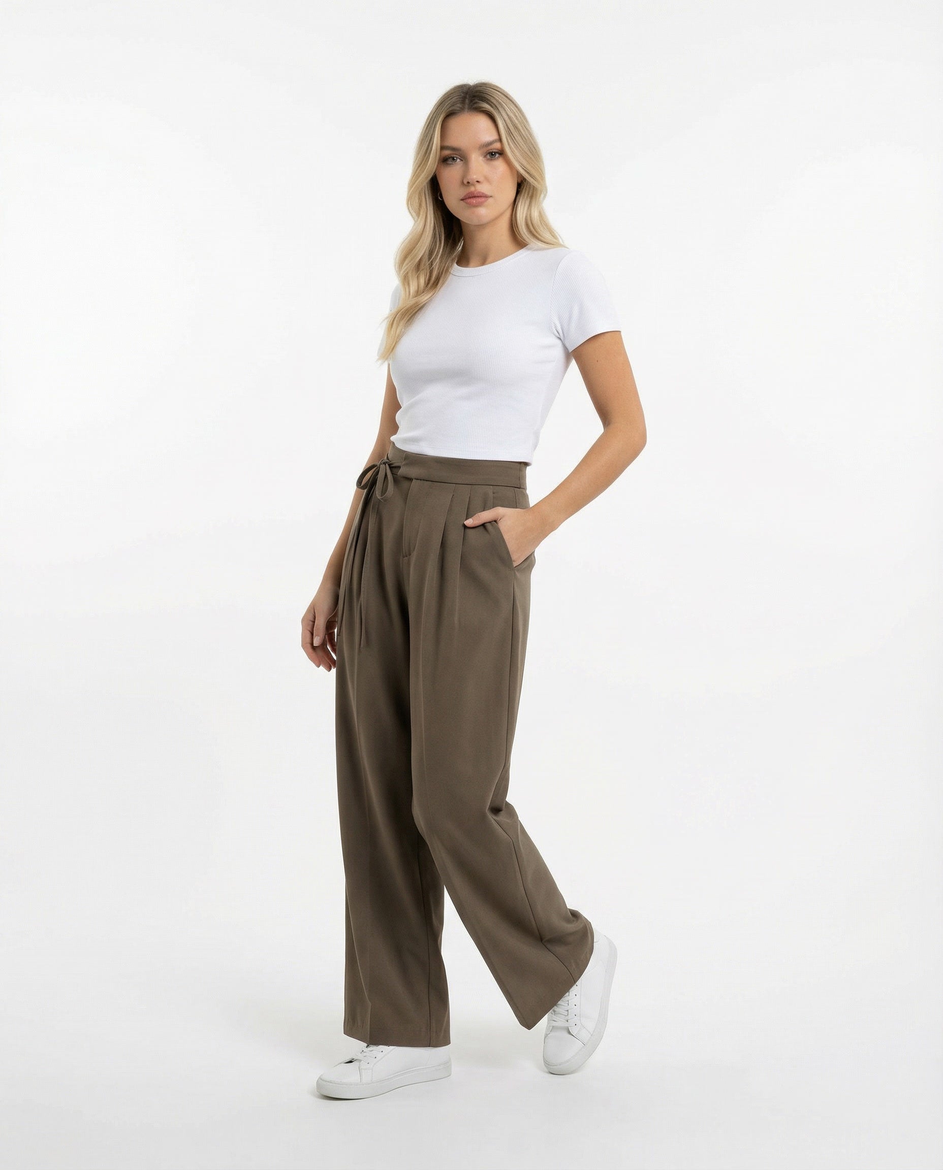 Pantalón Cupro Wide