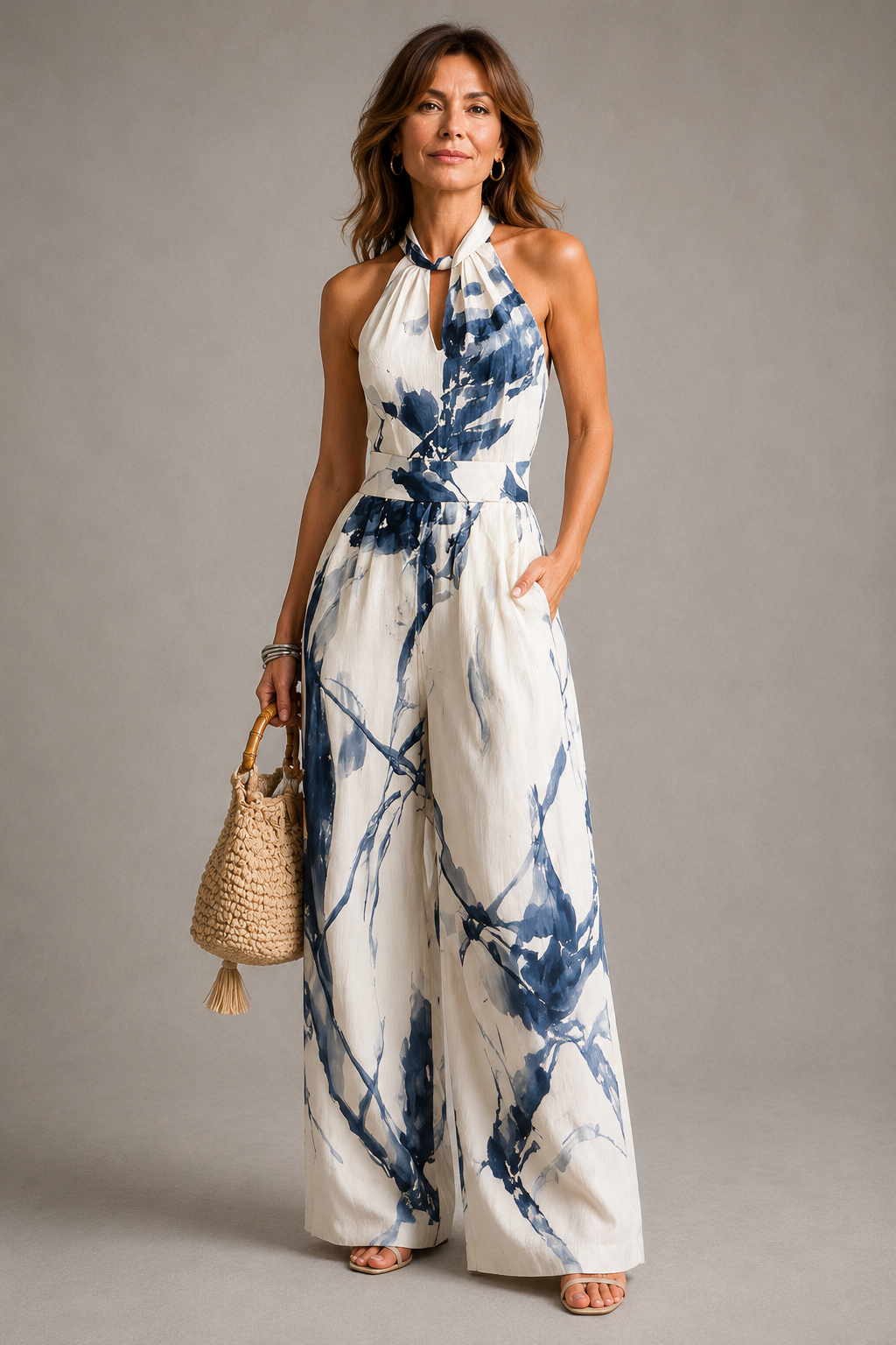 OCEAN INK | MONO ESTAMPADO HALTER