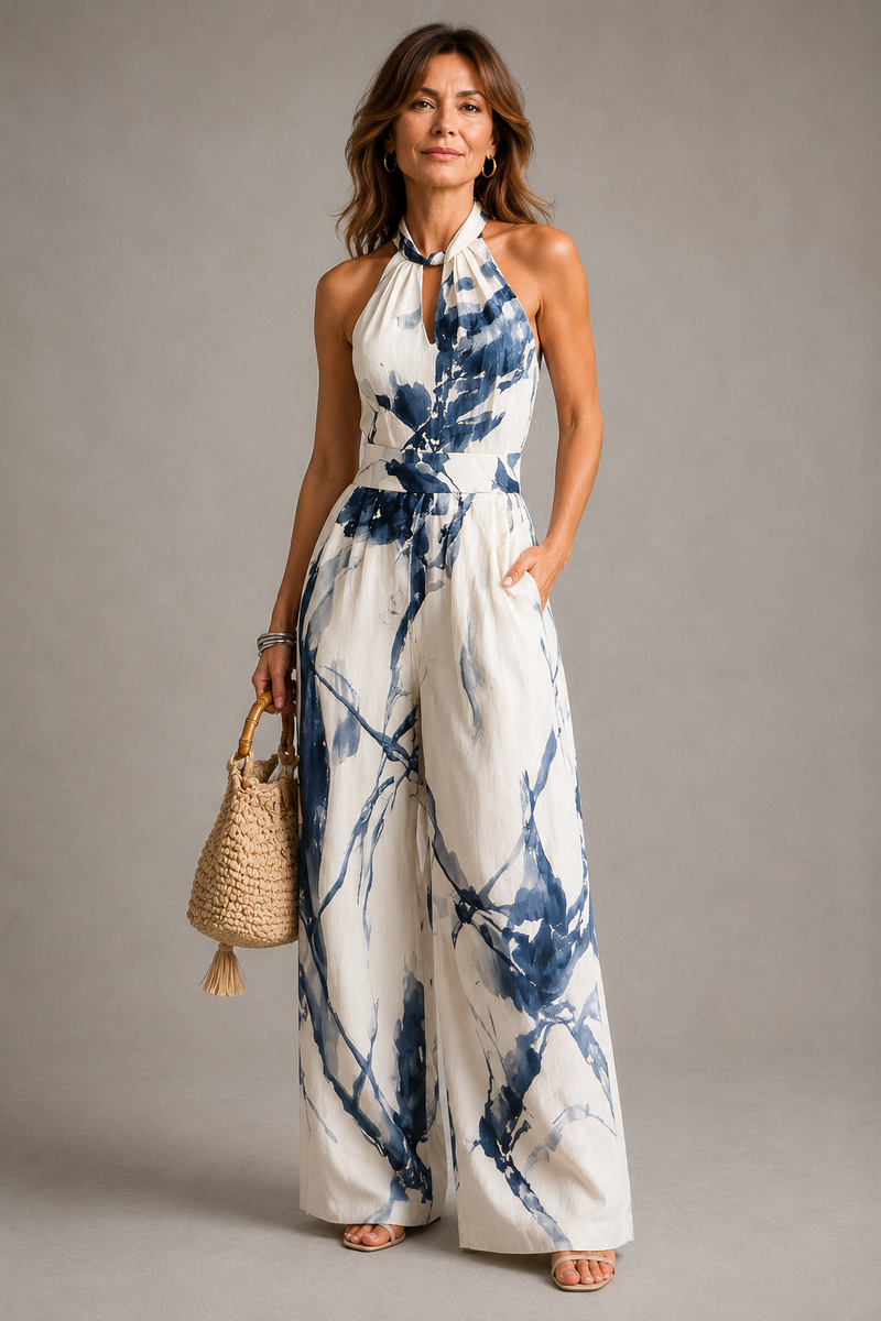 OCEAN INK | MONO ESTAMPADO HALTER