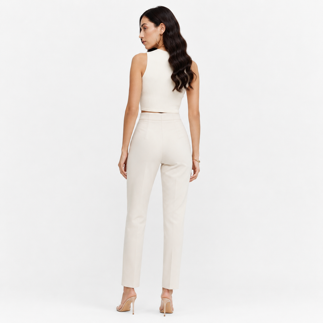 Verena - Pantalones de cintura alta