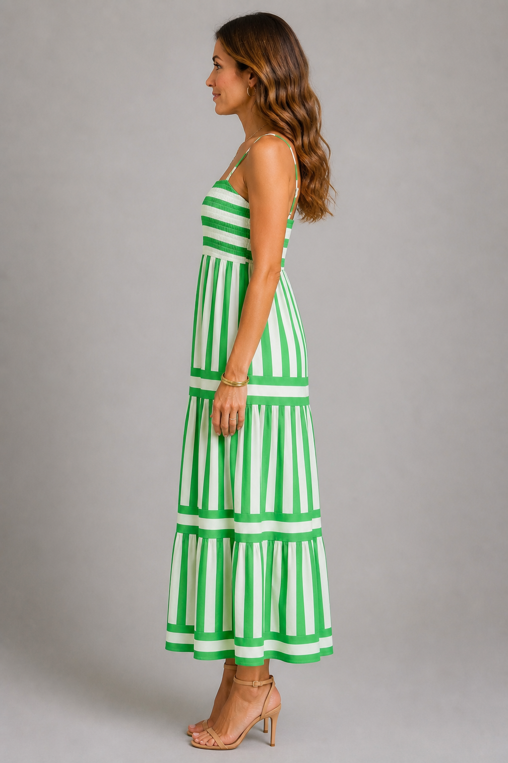 MINT MELODY | VESTIDO MIDI SIN TIRANTES