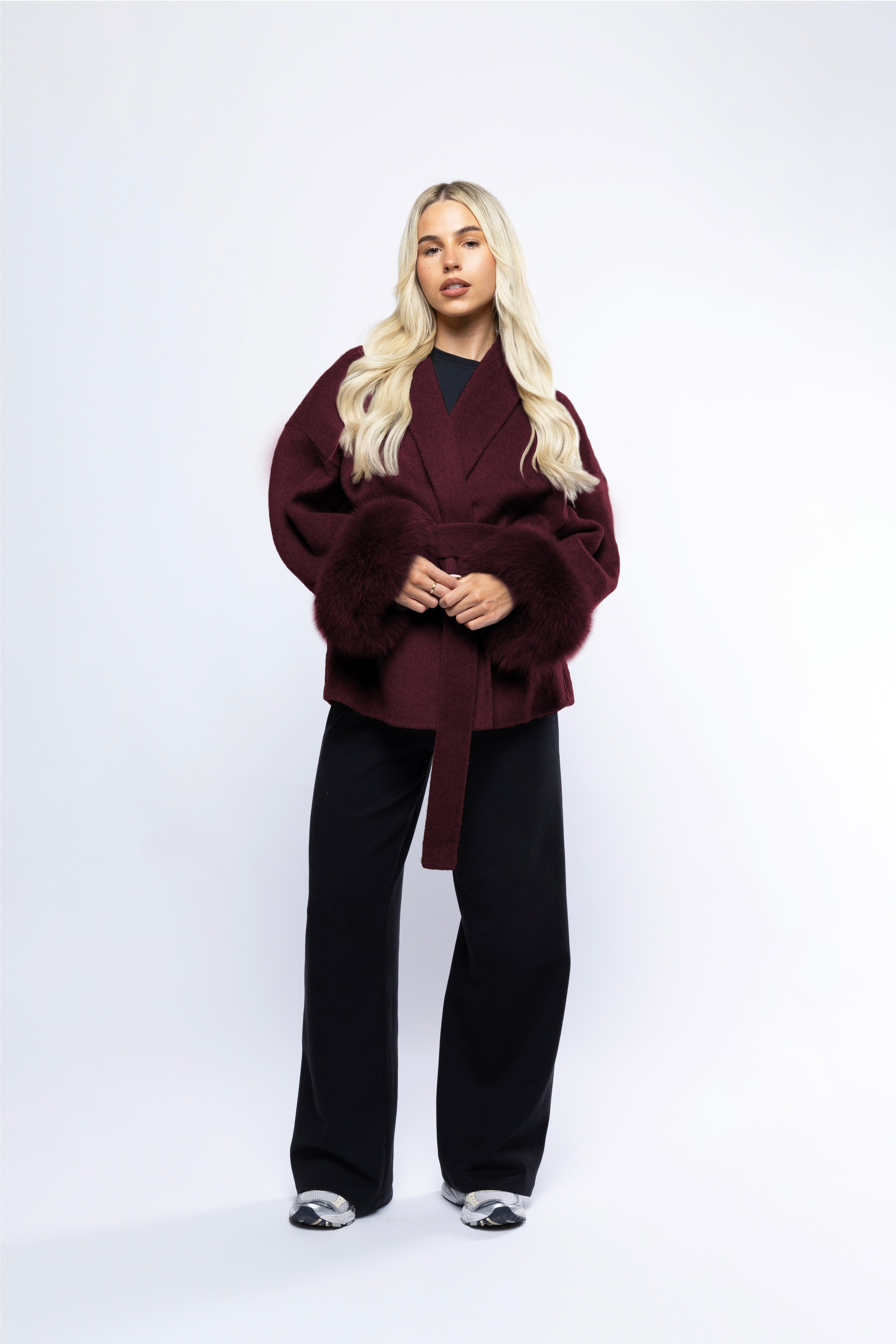 Abrigo Éclat Bordeaux