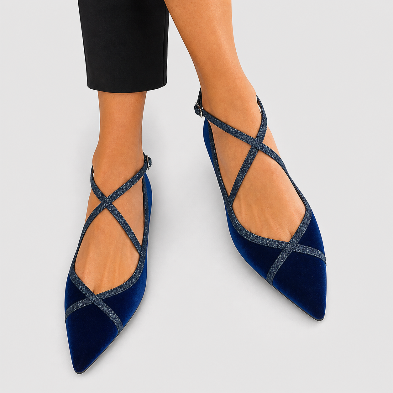 Noëlle | Mocassins Chics Bleu Marine