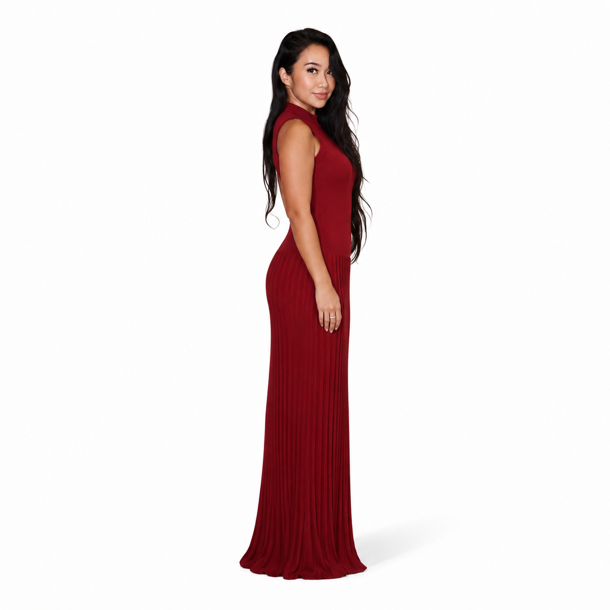 Vestido Borgoña