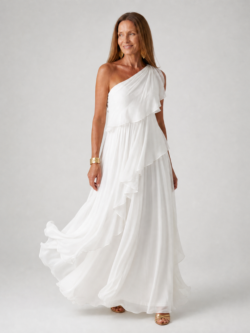 VESTIDO TERESA ASIMÉTRICO