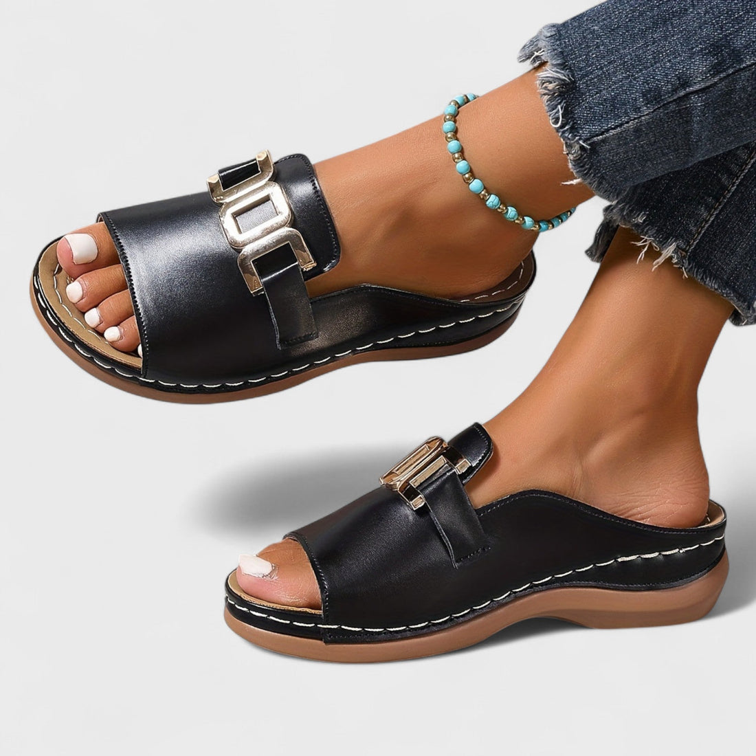 SANDALIAS TERESA CON HEBILLA