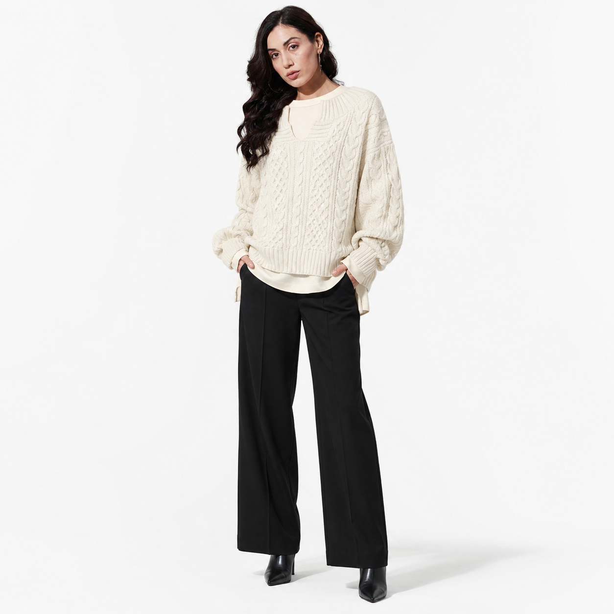 Suéter Trenzado Oversize