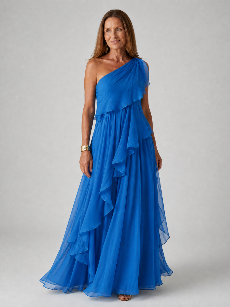 VESTIDO TERESA ASIMÉTRICO