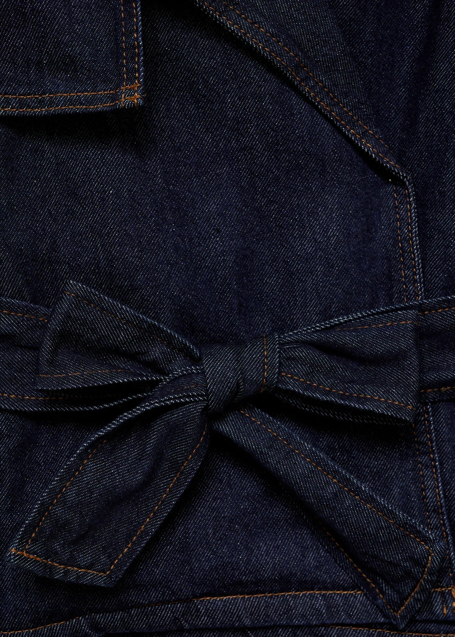 Abrigo Denim de Corte Sastre