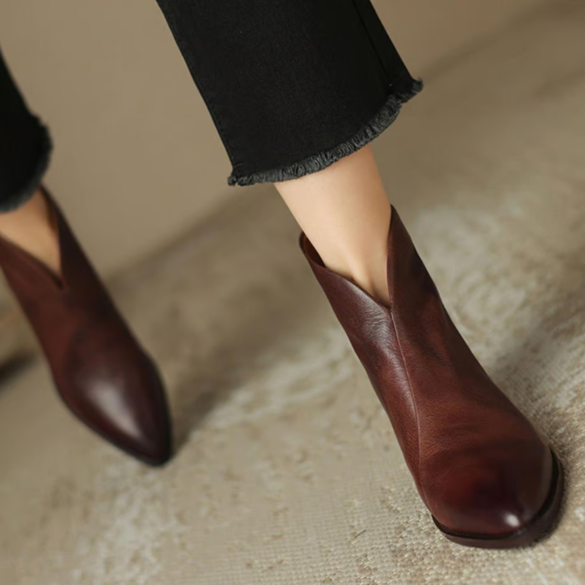 Camilla | Botines chic con tacón bajo