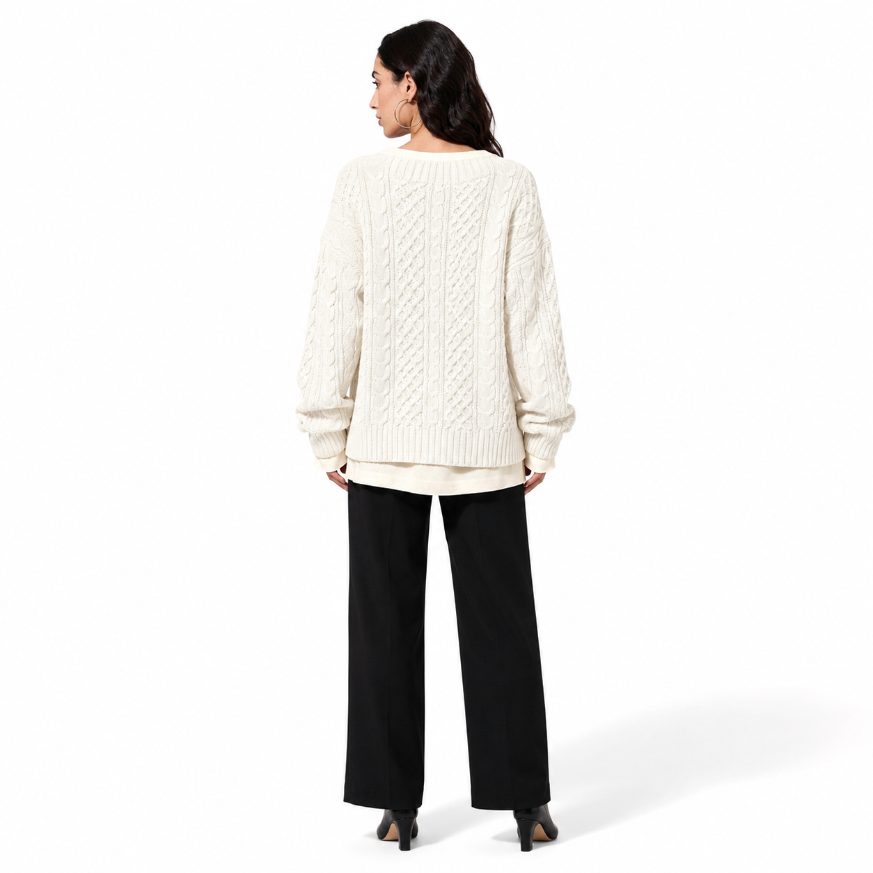 Suéter Trenzado Oversize