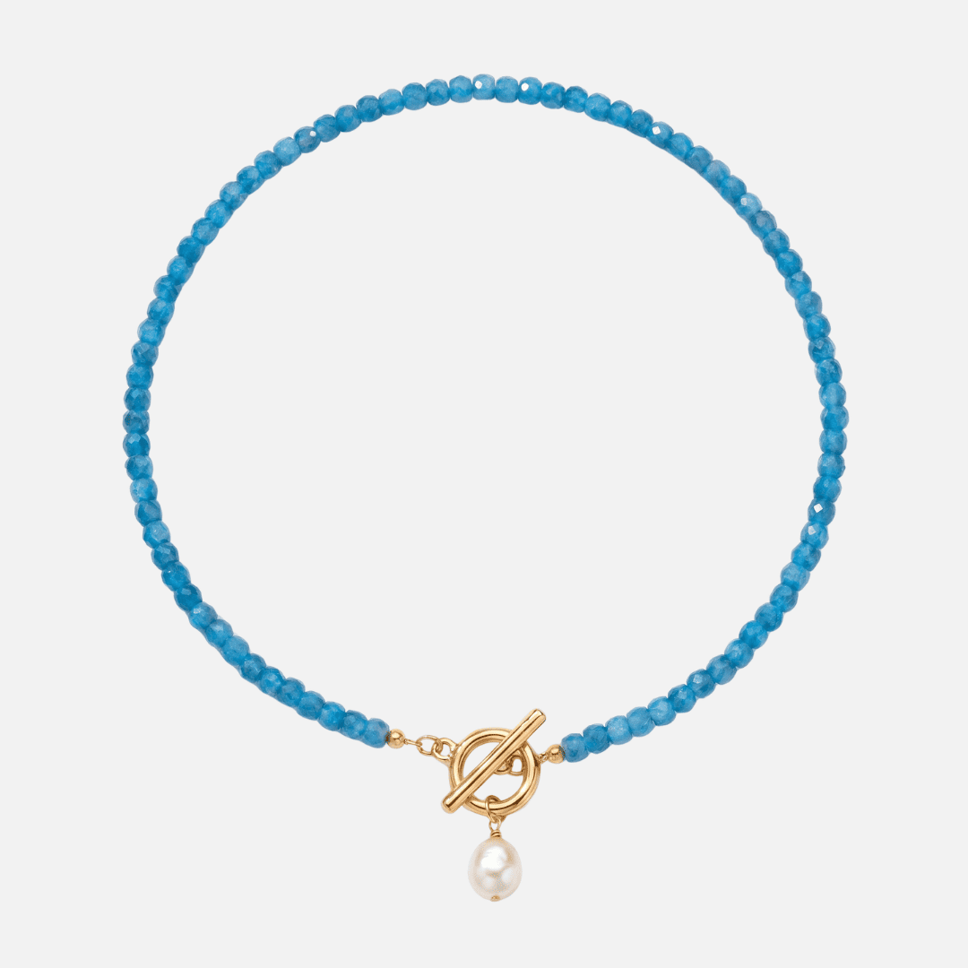 Nature™ | Collier en Pierres Naturelles Plaqué Or