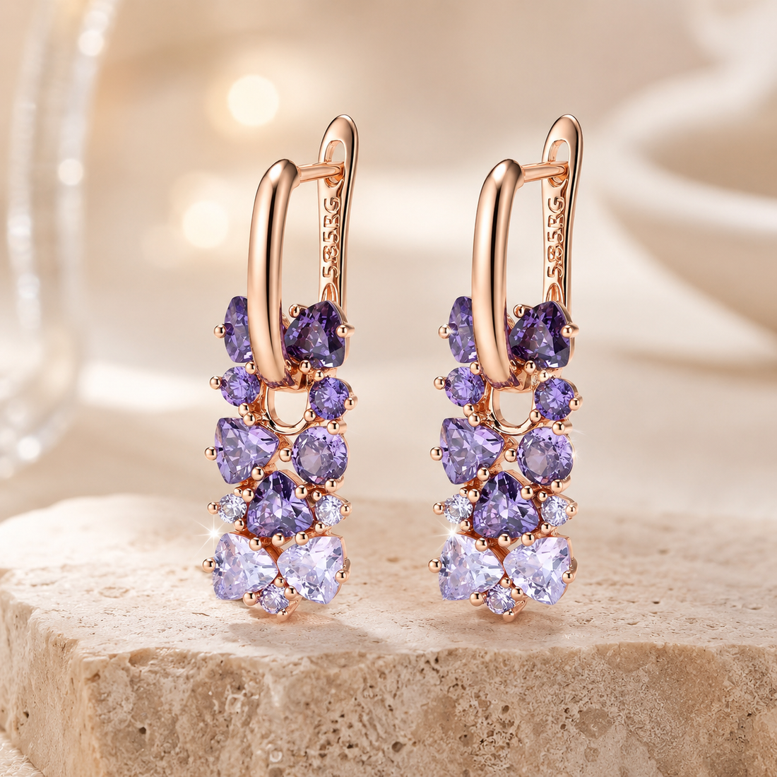 PENDIENTES BLUSH DROP