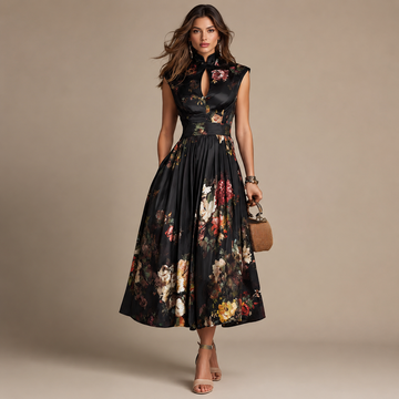 VESTIDO ISADORA MIDI FLORAL