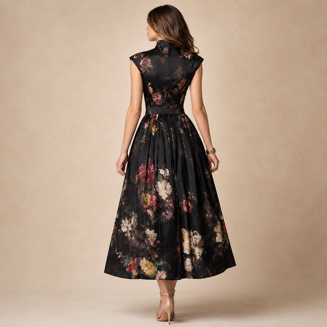 VESTIDO ISADORA MIDI FLORAL
