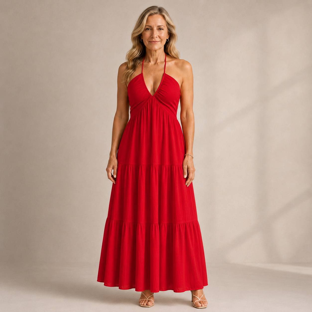 VESTIDO SOLARA HALTER