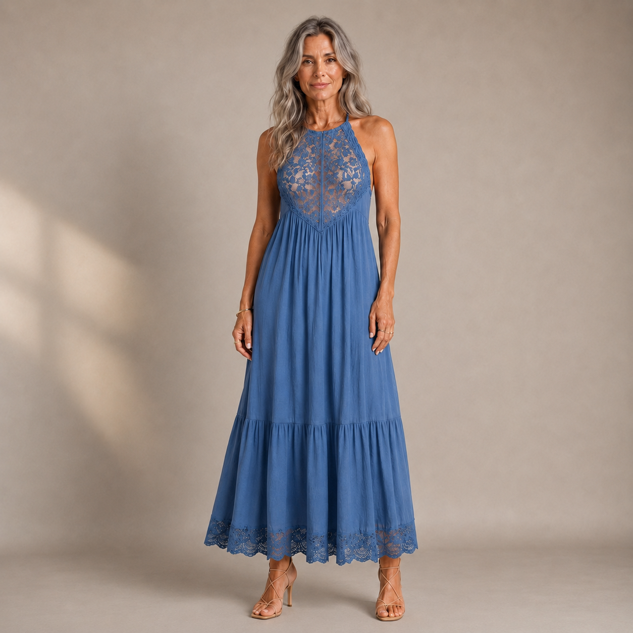 VESTIDO SOLARA HALTER