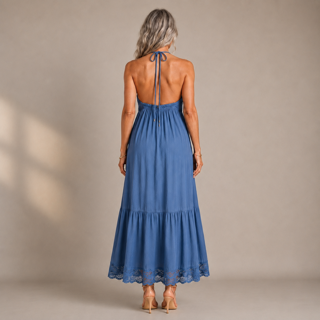 VESTIDO SOLARA HALTER