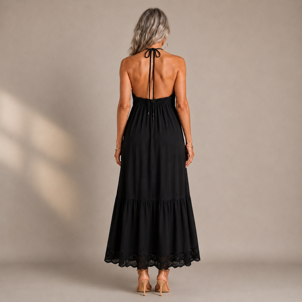 VESTIDO SOLARA HALTER