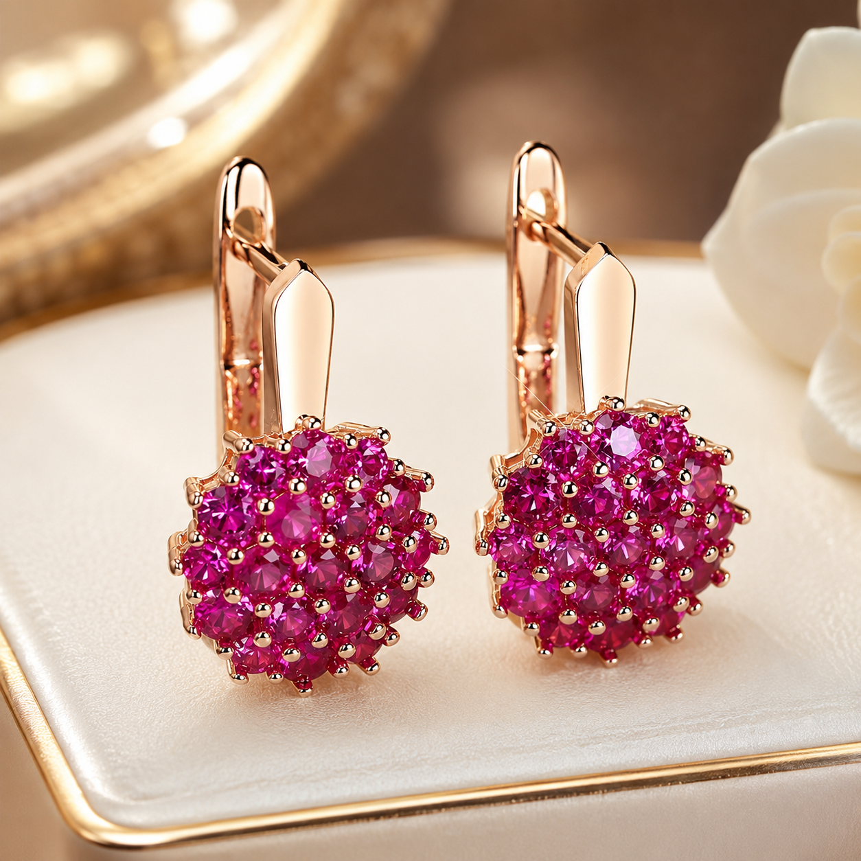 PENDIENTES PINK AWARENESS