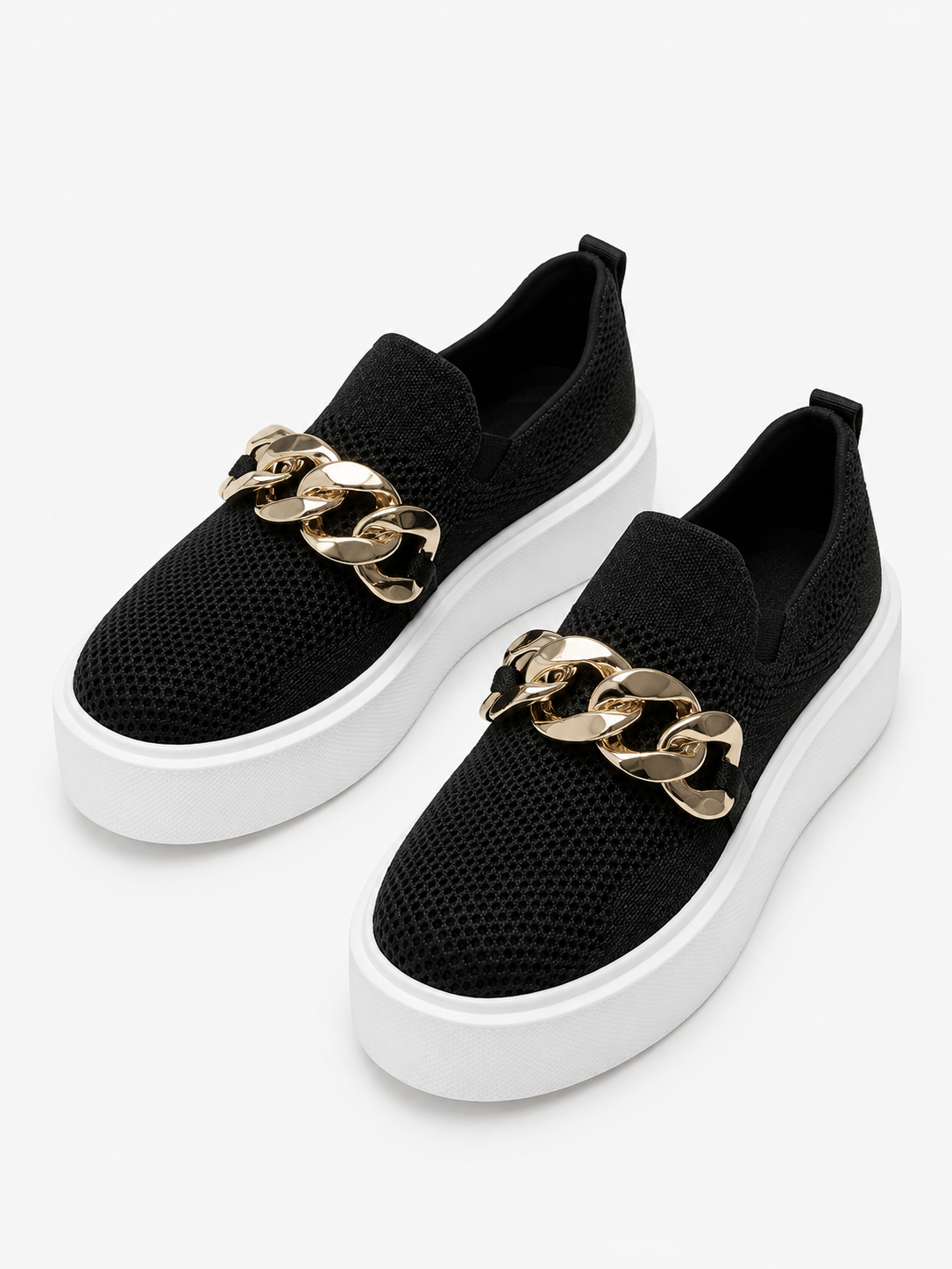 Maria - Scarpe con Catena en Métallo