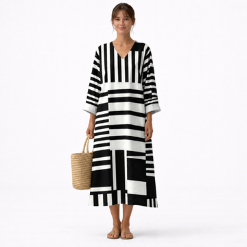 VESTIDO LAERKE MIDI ESTAMPADO