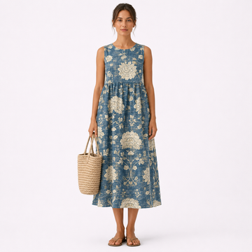 VESTIDO ALBERTE MIDI FLORAL