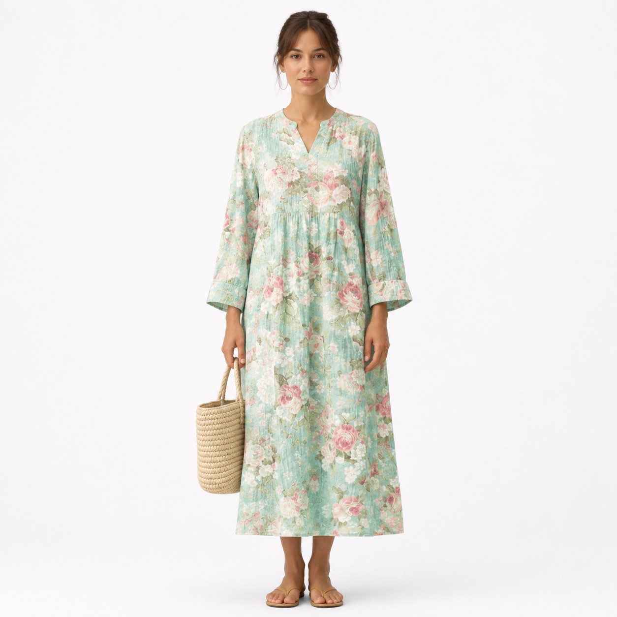 VESTIDO VILMA MIDI FLORAL