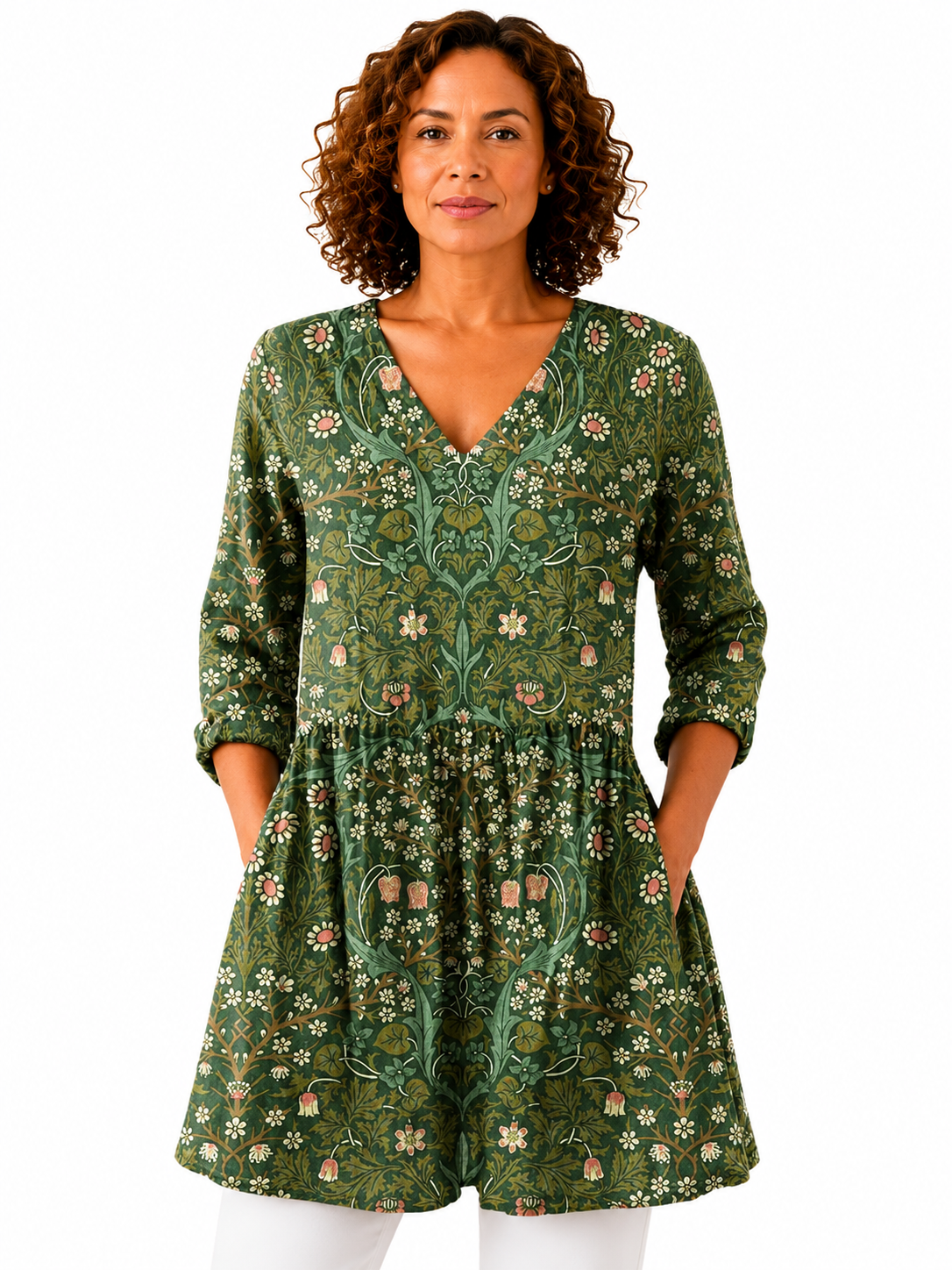 JULIE | BLUSA LARGA CON ESCOTE EN V