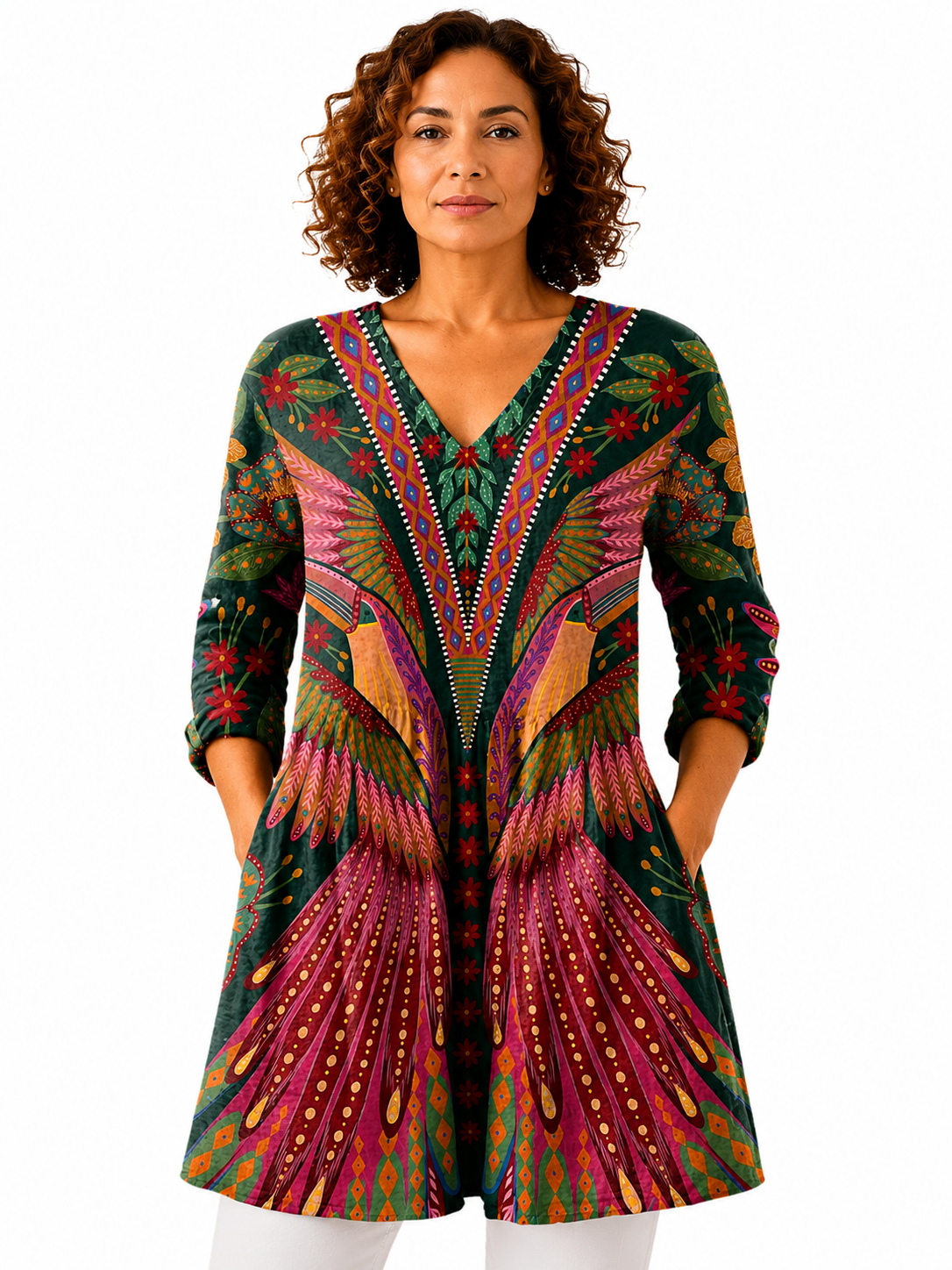 MANON | BLUSA LARGA CON ESCOTE EN V