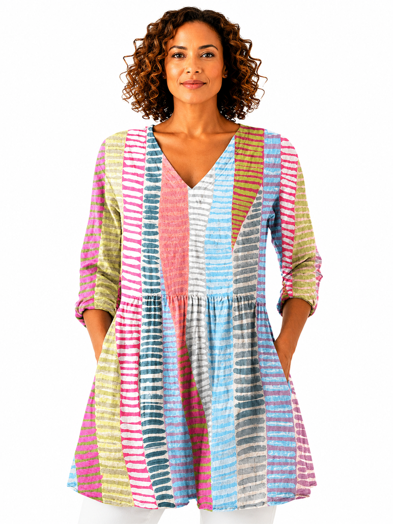 ANAÏS | BLUSA LARGA CON ESCOTE EN V