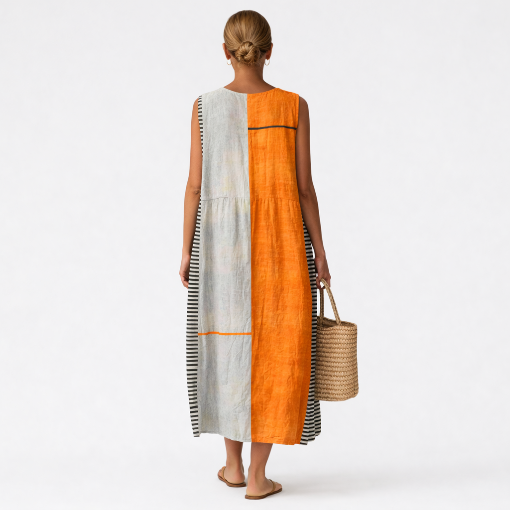 VESTIDO CLARA MIDI FLUIDO