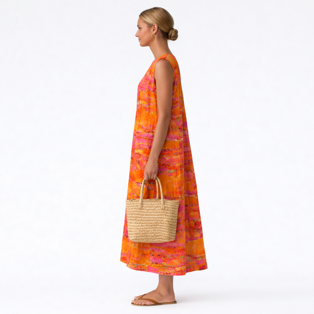 VESTIDO LAURA MIDI FLUIDO