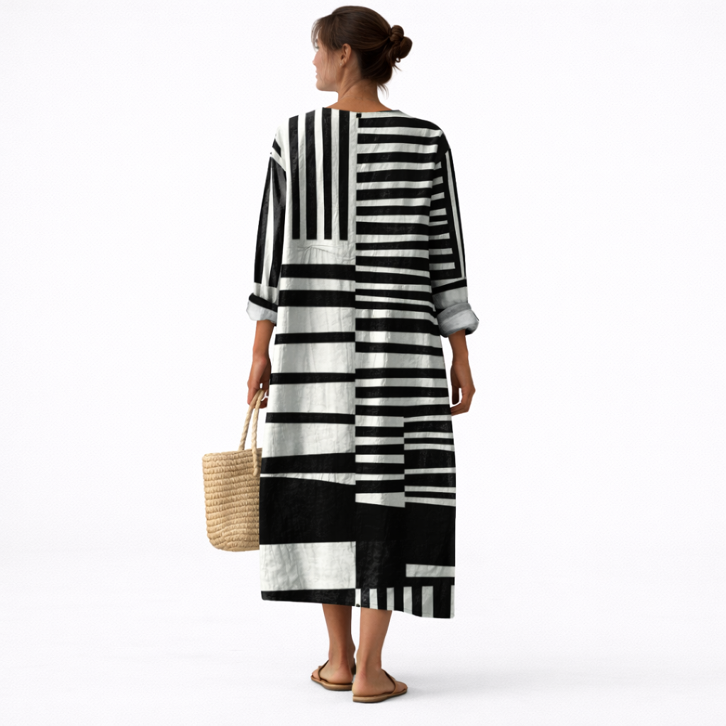 VESTIDO LAERKE MIDI ESTAMPADO
